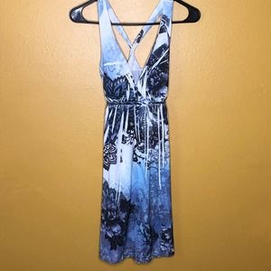 Vanity Blue Criss Cross Dress, S